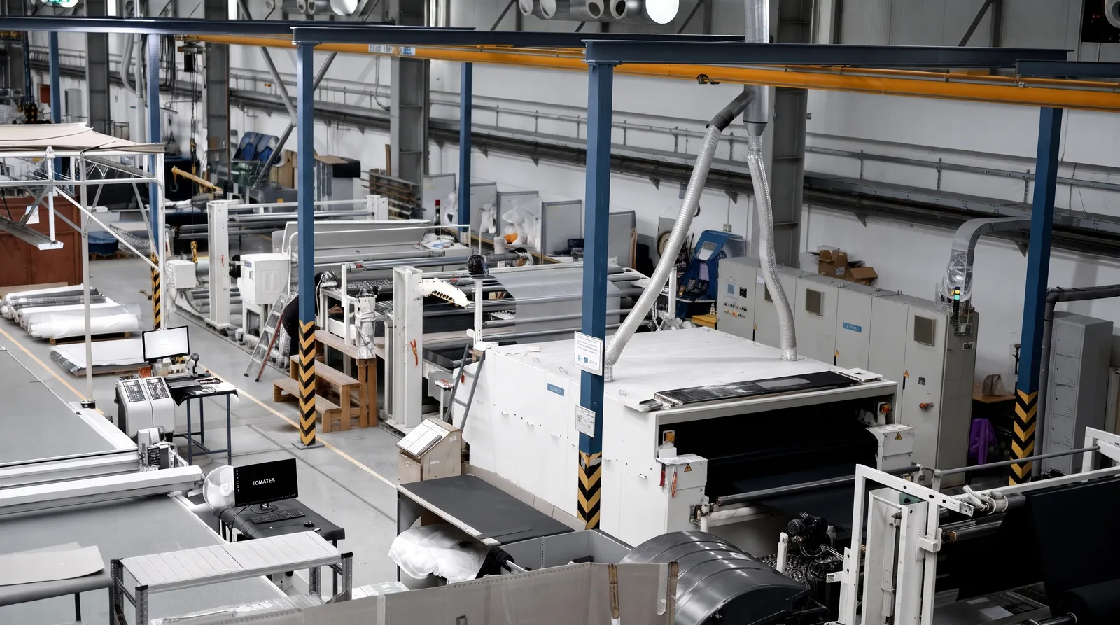 TOMATEX production hall in Otrokovice